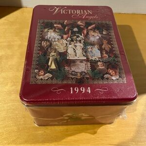 Hallmark Springbok Victorian Angels Puzzle 500 pcs. Collectible Tin 1994 Sealed